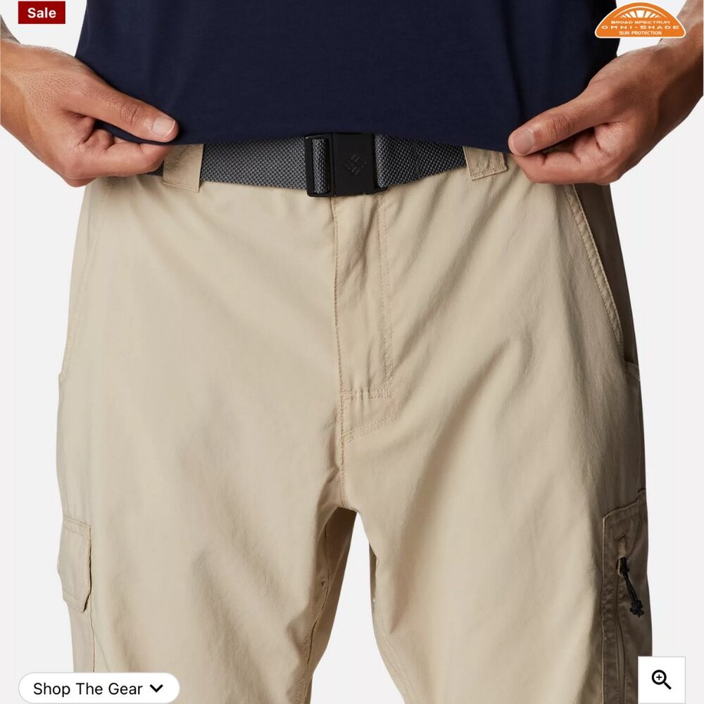(2 Pair) Men's Columbia Lightweight Pants - Silver Ridge Utility Pants (30x32)
